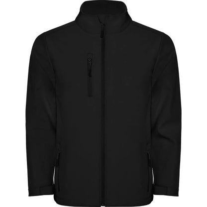 Black - Front - Roly Mens Nebraska Soft Shell Jacket