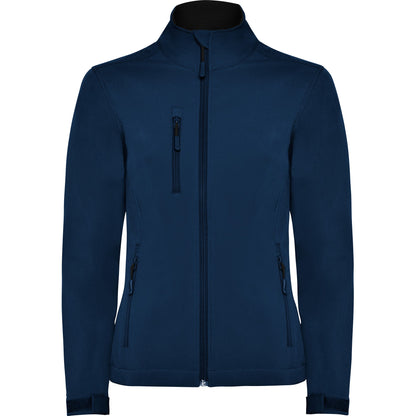 Navy Blue - Front - Roly Womens-Ladies Nebraska Soft Shell Jacket