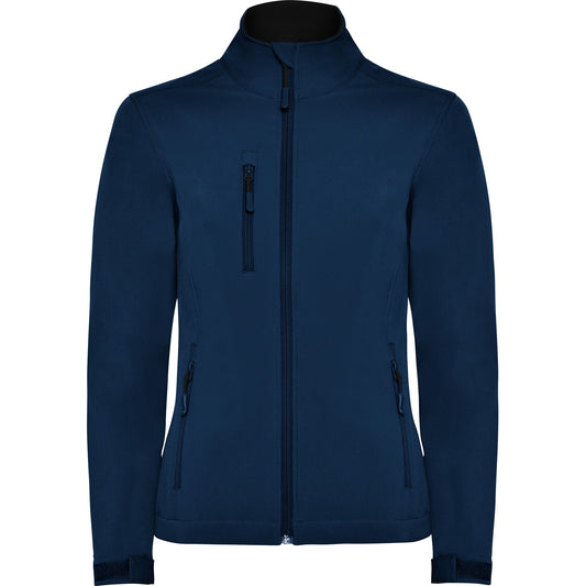 Navy Blue - Front - Roly Womens-Ladies Nebraska Soft Shell Jacket