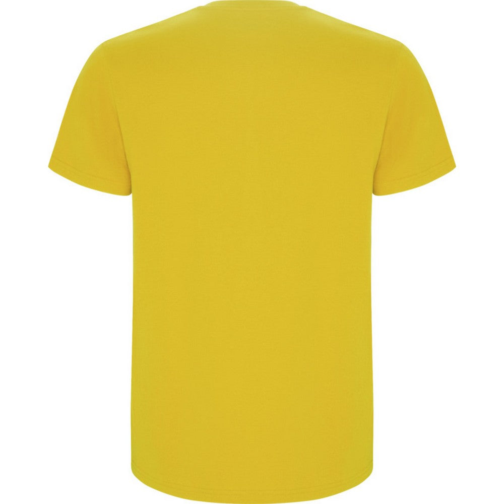 Yellow - Back - Roly Childrens-Kids Stafford T-Shirt