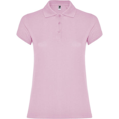 Light Pink - Front - Roly Womens-Ladies Star Polo Shirt