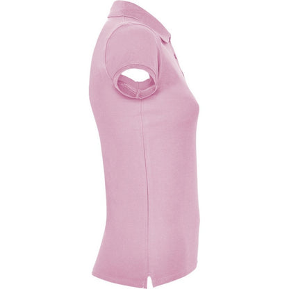 Light Pink - Side - Roly Womens-Ladies Star Polo Shirt