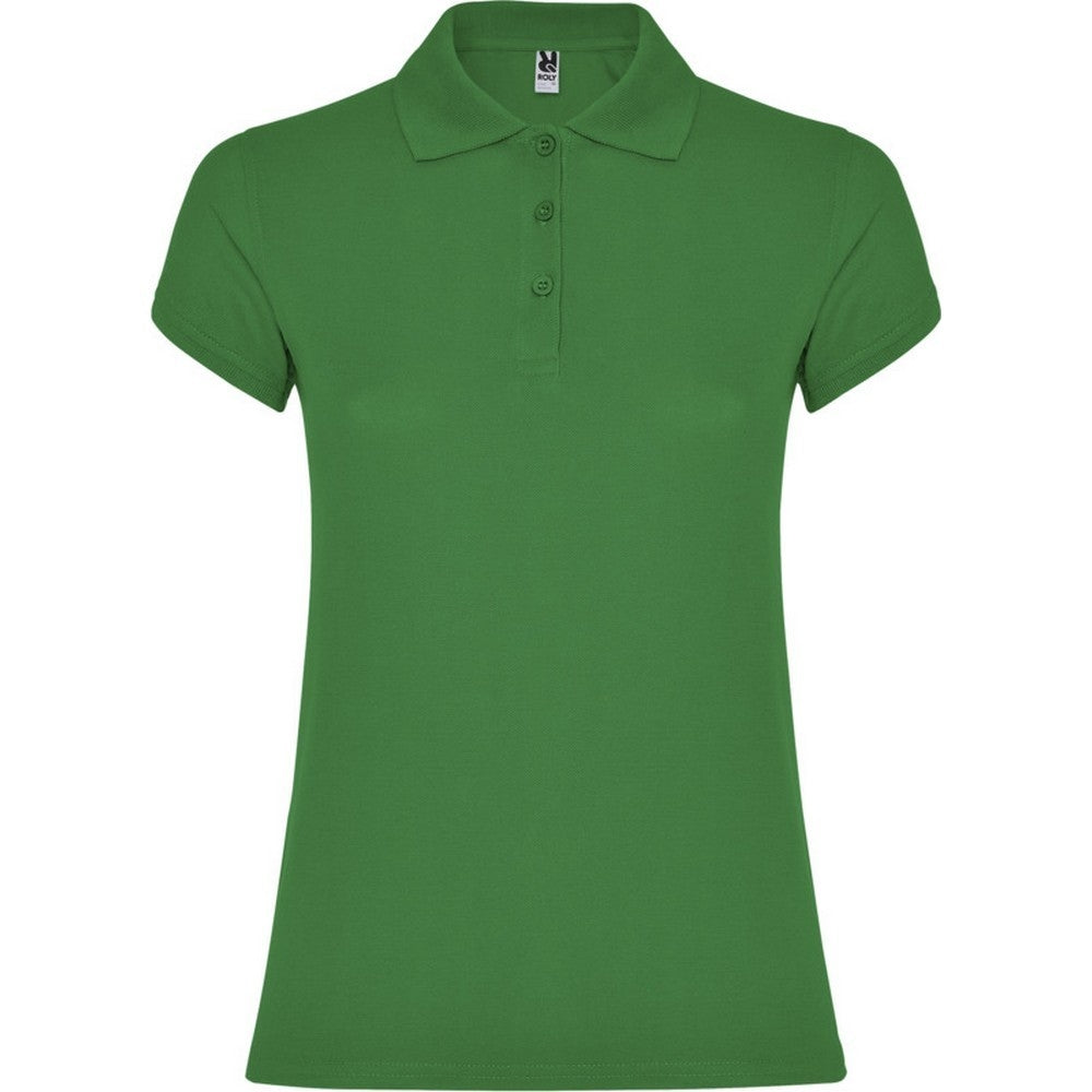 Tropical Green - Front - Roly Womens-Ladies Star Polo Shirt
