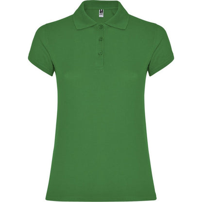 Tropical Green - Front - Roly Womens-Ladies Star Polo Shirt