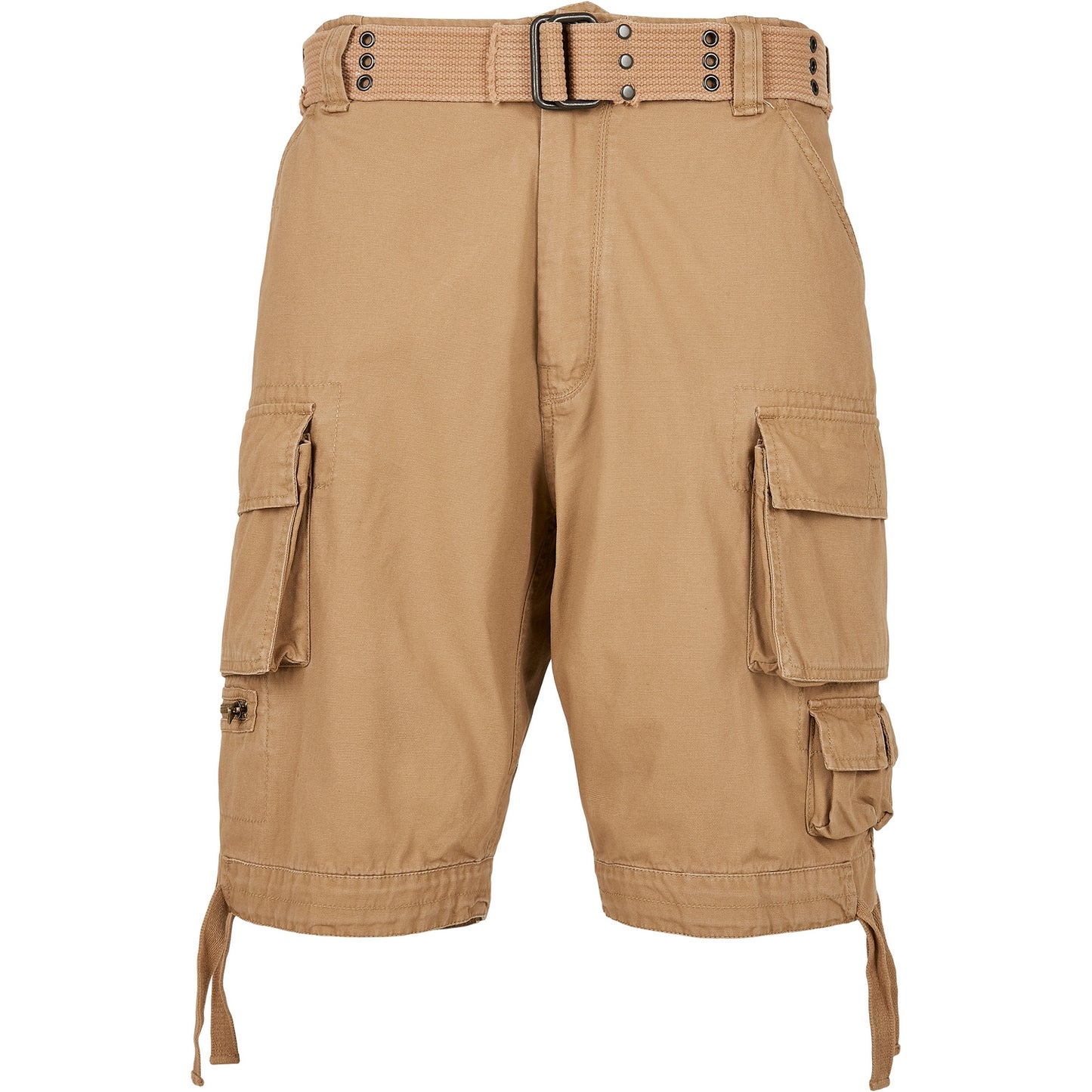 Beige - Front - Build Your Brand Mens Savage Cargo Shorts