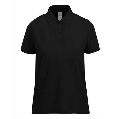 Black - Front - B&C Womens-Ladies My Polo 180 Shirt