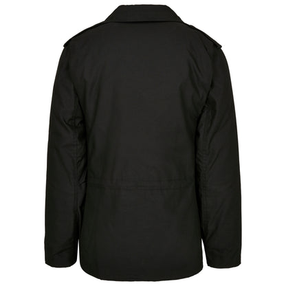Black - Back - Build Your Brand Mens M-65 Field Jacket