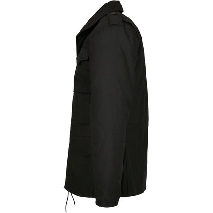 Black - Side - Build Your Brand Mens M-65 Field Jacket