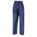 Navy - Front - Result Core Childrens-Kids Plain Waterproof Trousers