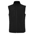 Black - Front - Roly Mens Quebec Softshell Gilet