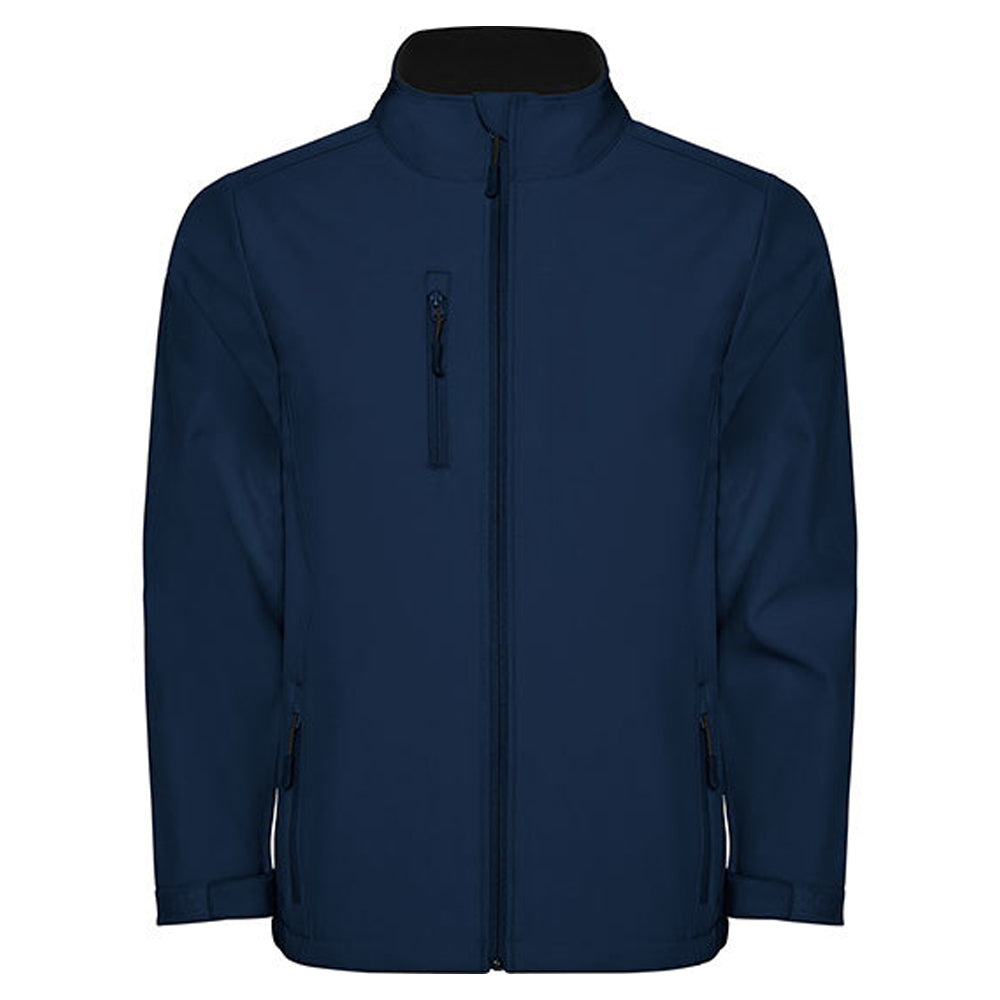 Navy Blue - Front - Roly Childrens-Kids Nebraska Soft Shell Jacket