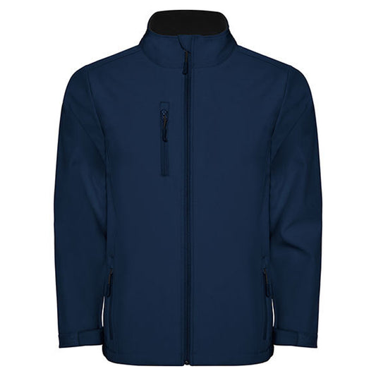 Navy Blue - Front - Roly Childrens-Kids Nebraska Soft Shell Jacket