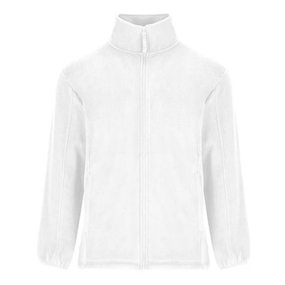 White - Front - Roly Mens Artic Fleece Jacket