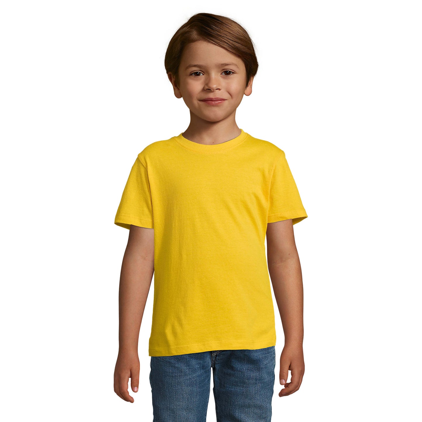 Gold - Front - SOLS Childrens-Kids Regent T-Shirt