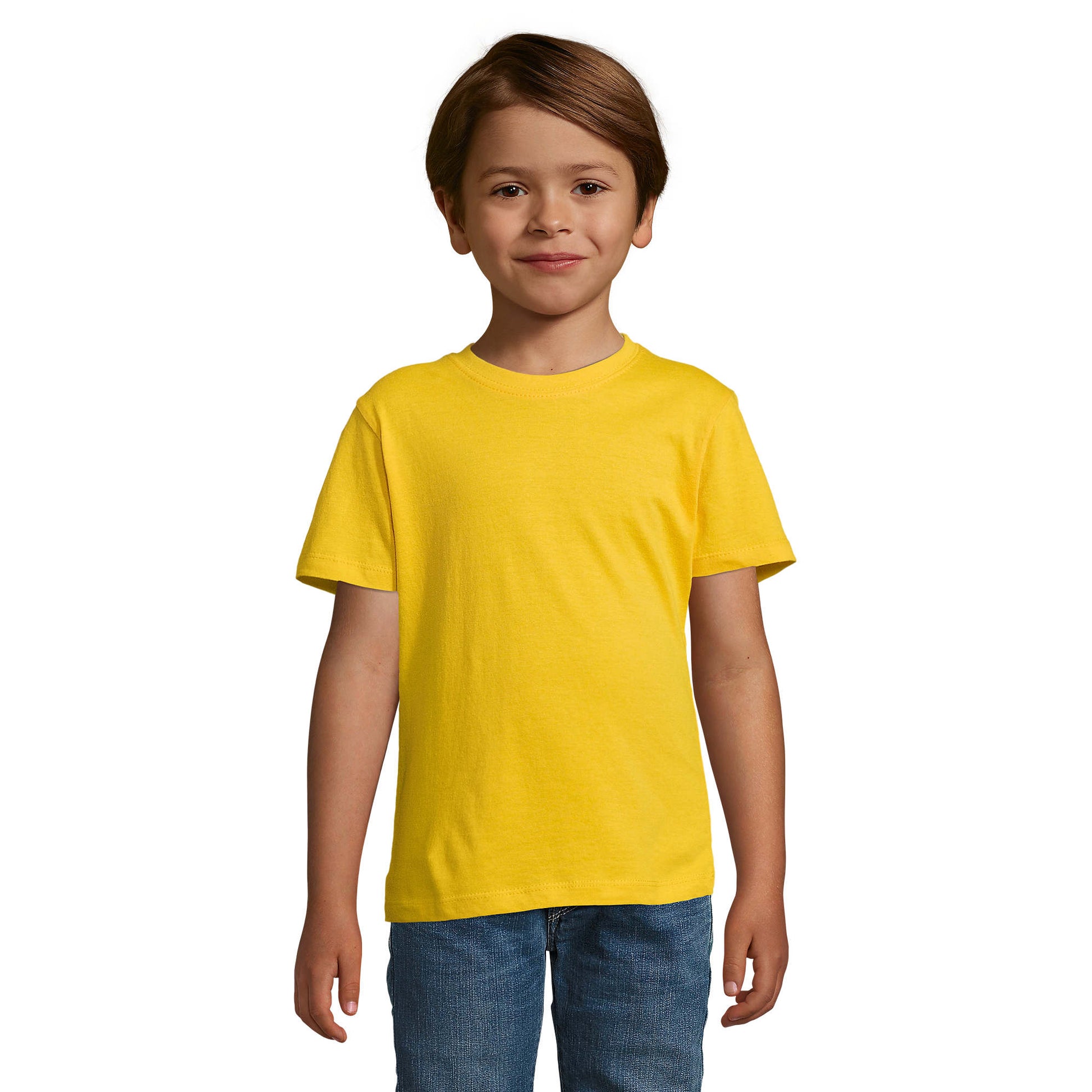 Gold - Front - SOLS Childrens-Kids Regent T-Shirt