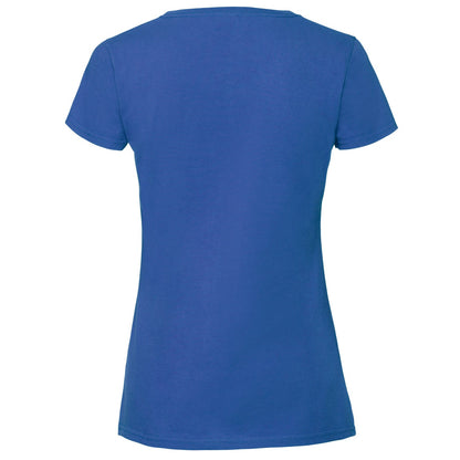 Royal Blue - Back - Fruit of the Loom Womens-Ladies Iconic 190 T-Shirt
