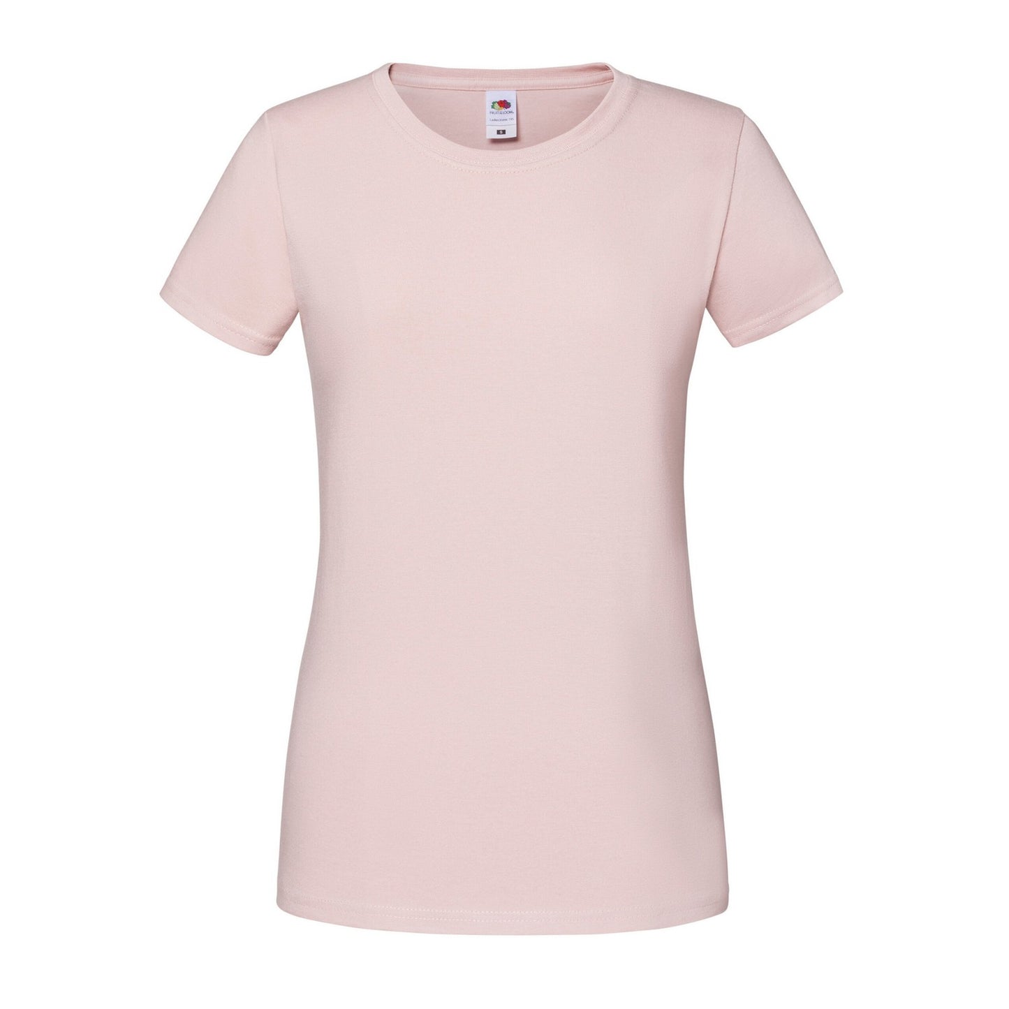 Powder Rose - Front - Fruit of the Loom Womens-Ladies Iconic 190 T-Shirt