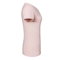 Powder Rose - Side - Fruit of the Loom Womens-Ladies Iconic 190 T-Shirt