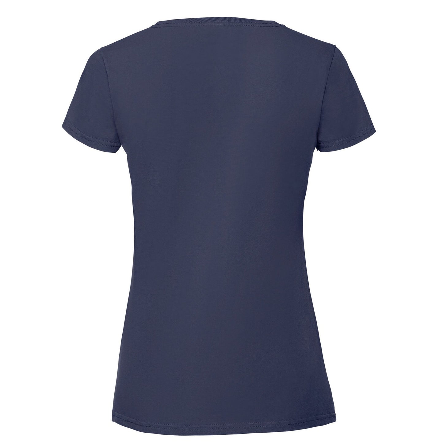 Navy - Back - Fruit of the Loom Womens-Ladies Iconic 190 T-Shirt