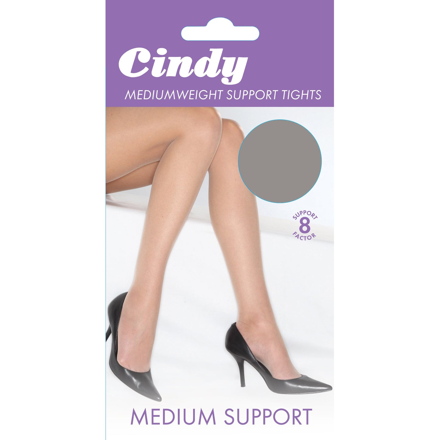 Diamond - Front - Cindy Womens-Ladies Mediumweight Support Tights (1 Pair)