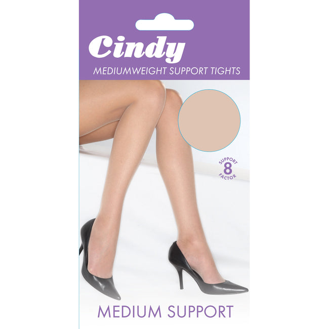 Bamboo - Front - Cindy Womens-Ladies Mediumweight Support Tights (1 Pair)