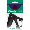 Dark Wine - Front - Cindy Womens-Ladies 70 Denier Opaque Tights (1 Pair)