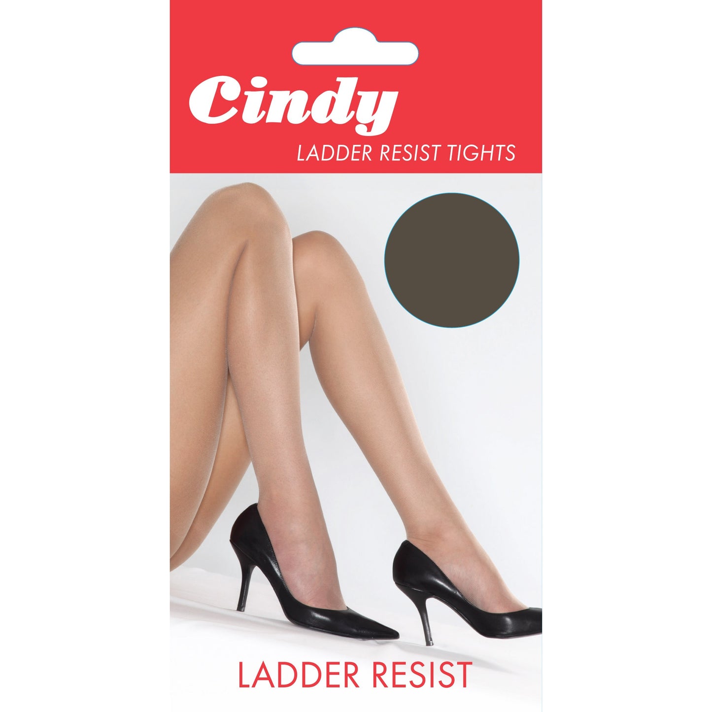 Pearl Grey - Back - Cindy Womens-Ladies Ladder Resist Tights (1 Pair)
