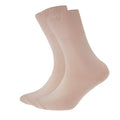 Pink - Back - Silky Childrens Boys-Girls Dance Socks In Classic Colours (1 Pair)