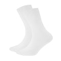 White - Back - Silky Childrens Boys-Girls Dance Socks In Classic Colours (1 Pair)
