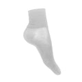 White - Front - Silky Mens-Ladies Dance Socks In Classic Colours (1 Pair)
