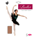 Tan - Front - Silky Womens-Ladies Dance Ballet Tights Full Foot (1 Pair)