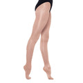 Light Toast - Back - Silky Girls Dance Shimmer Full Foot Tights (1 Pair)