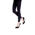 Black - Front - Silky Womens-Ladies Opaque 70 Denier Footless Tights (1 Pair)