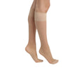 Natural - Front - Silky Womens-Ladies Opaque 70 Denier Trouser Socks (3 Pairs)