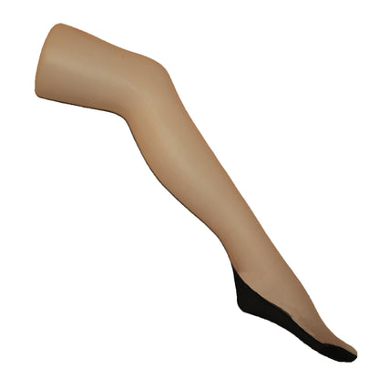 Nude-Black - Back - Silky Womens-Ladies Scarlet Backseam Tights (1 Pair)