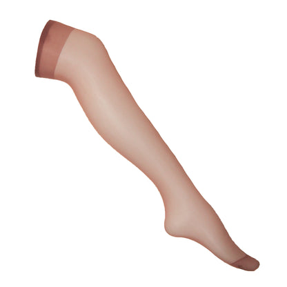 Honey - Back - Silky Womens-Ladies Smooth Knit Knee Highs (2 Pairs)