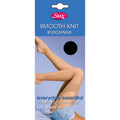 Black - Front - Silky Womens-Ladies Smooth Knit Stockings (1 Pairs)