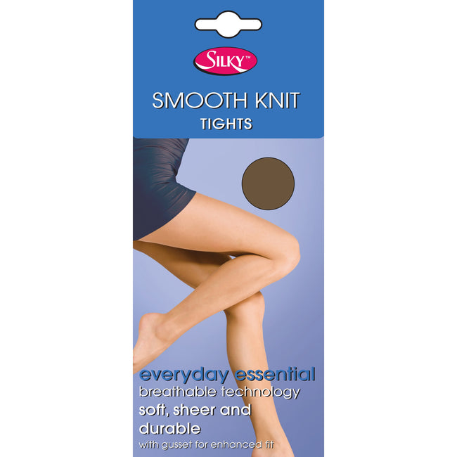 Chiffon - Front - Silky Womens-Ladies Smooth Knit Tights Extra Size (1 Pairs)