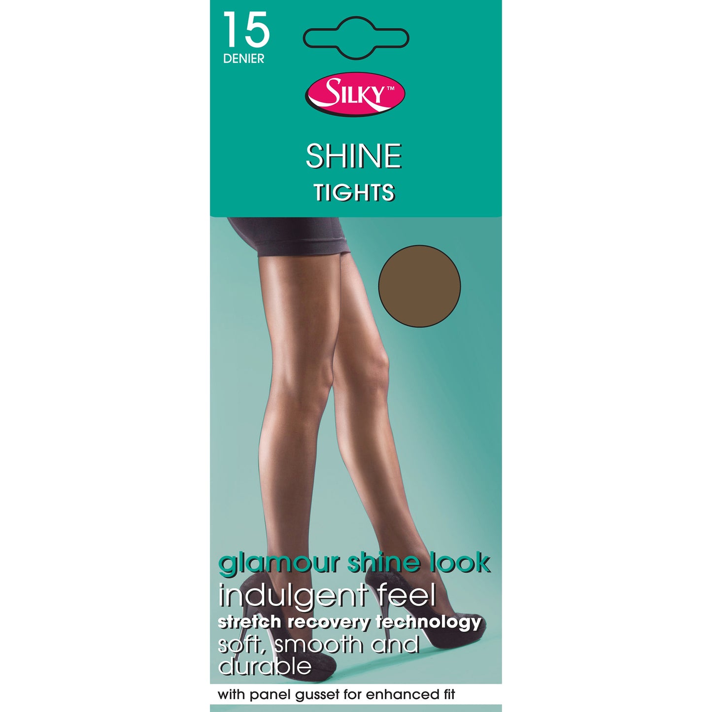 Melon - Front - Silky Womens-Ladies Shine Tights Extra Size (1 Pair)