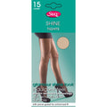Natural - Front - Silky Womens-Ladies Shine Tights Extra Size (1 Pair)