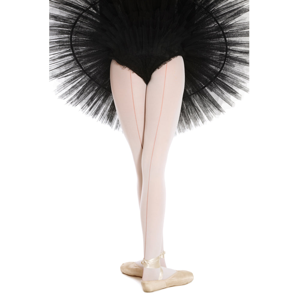 Ballet Pink - Front - Silky Girls Dance Ballet Seamer Tights (1 Pair)