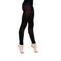 Black - Back - Silky Girls Dance Footless Ballet Tights (1 Pair)