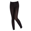 Black - Back - Silky Womens-Ladies Dance Footless Ballet Tights (1 Pair)