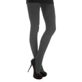 Grey - Back - Silky Womens-Ladies 300 Denier Appearance Fleece Tights (1 Pair)