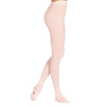 Theatrical Pink - Front - Silky Girls High Performance Full Foot Ballet Tights (1 Pair)