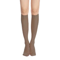 Mink - Back - Joanna Gray Womens-Ladies Knee Highs (3 Pairs)