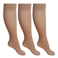 Natural - Front - Joanna Gray Womens-Ladies 70 Denier Trouser Socks (2 Pairs)