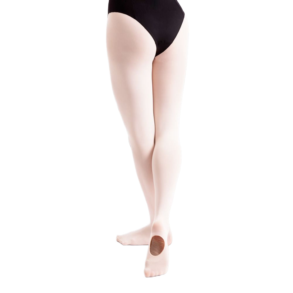 White - Front - Silky Childrens Girls Convertible Dance Ballet Tights (1 Pair)