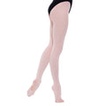 Pink - Front - Silky Childrens Girls Convertible Dance Ballet Tights (1 Pair)