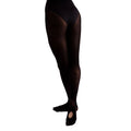 Black - Front - Silky Childrens Girls Convertible Dance Ballet Tights (1 Pair)